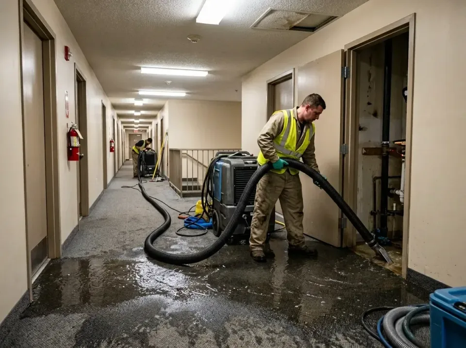 multi-unit-apartment-hallway-f-005 — frequently asked questions, Emergency Burst Pipe Water Extraction & Removal in Dakota D…